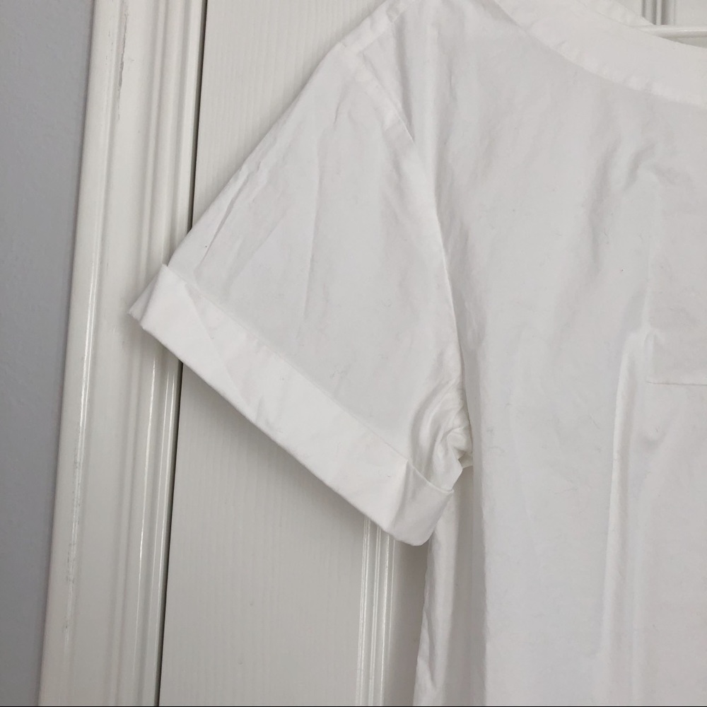 J Crew Factory White Top - Picture 3 of 4